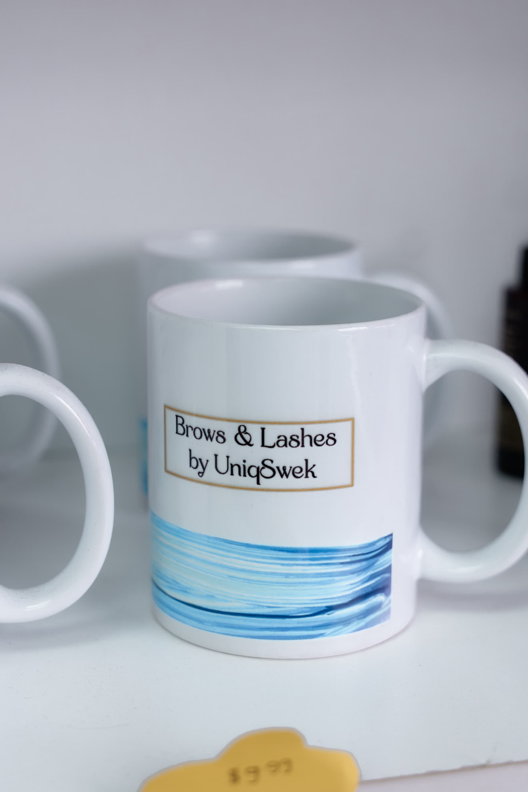 Brows and Lashes by UniqSwek branded mug
