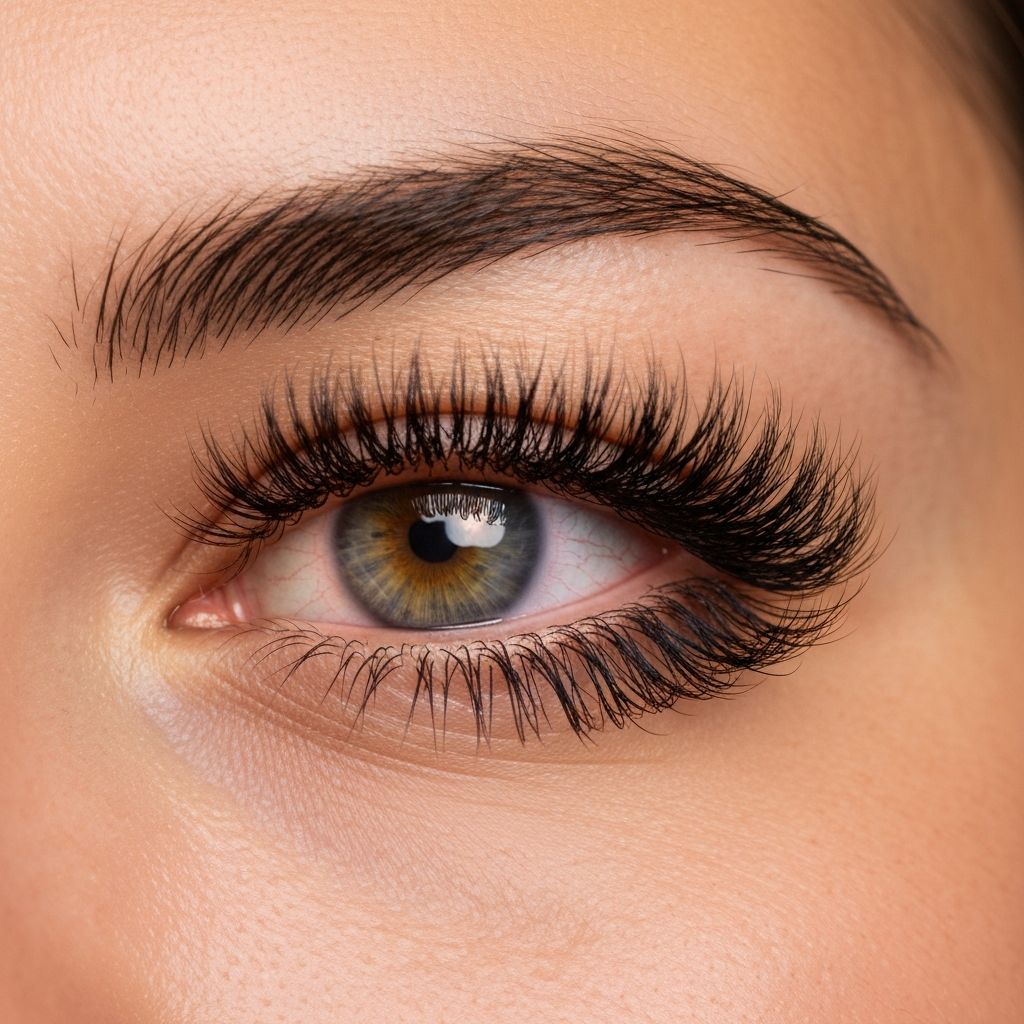 Volume lash extensions — dramatic and full